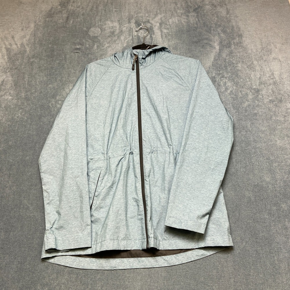 32 Degrees Heat Anorak Jacket Womens M Blue Mesh Lined Full Zip Raglan Sleeve